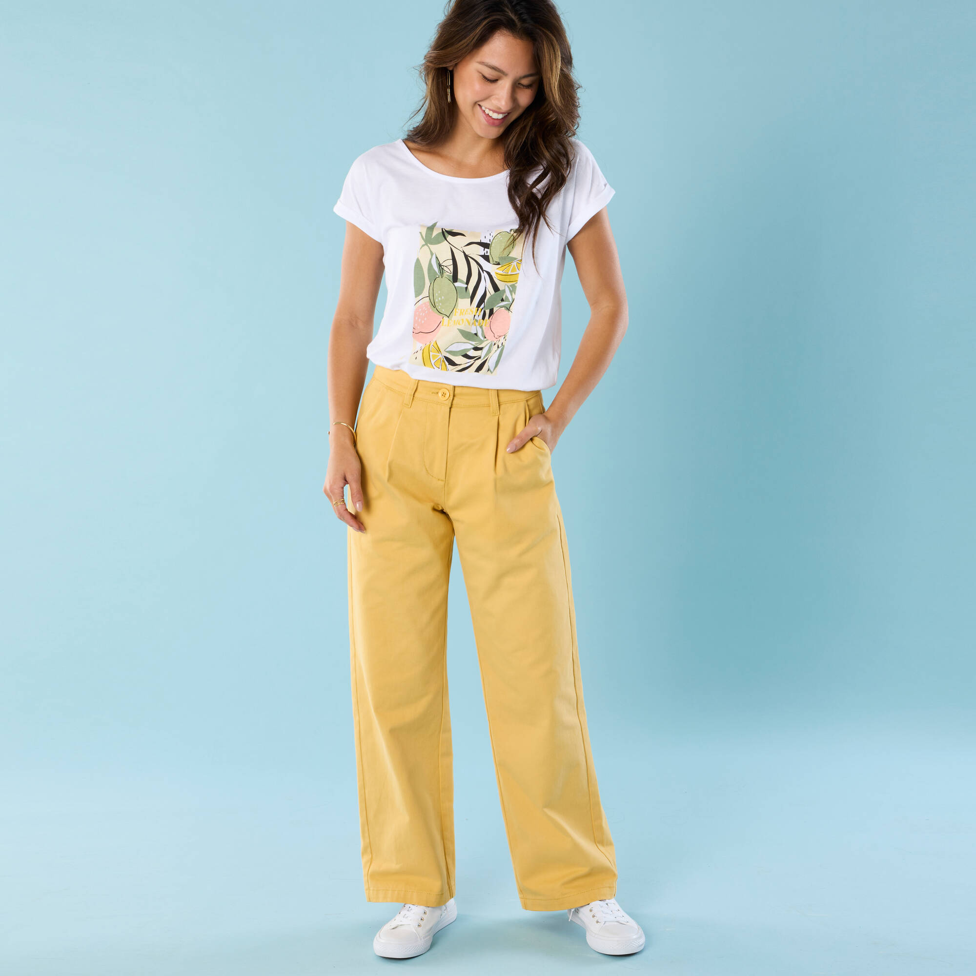 Pantalon coupe large, Spécial Petites