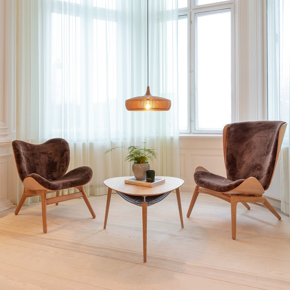 Umage Clava Dine Wood houten lampenkap naturel - Ø 43 cm