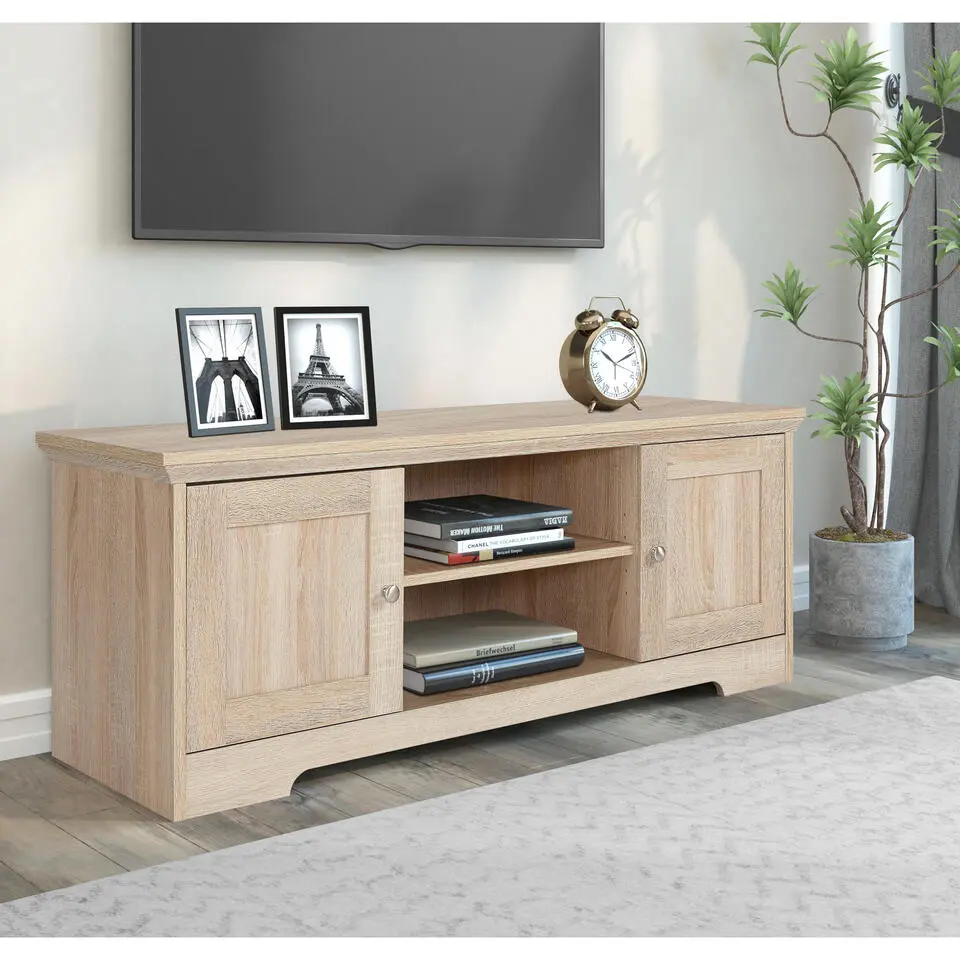 Nanna - TV-meubel met 2 deuren in eiken effect