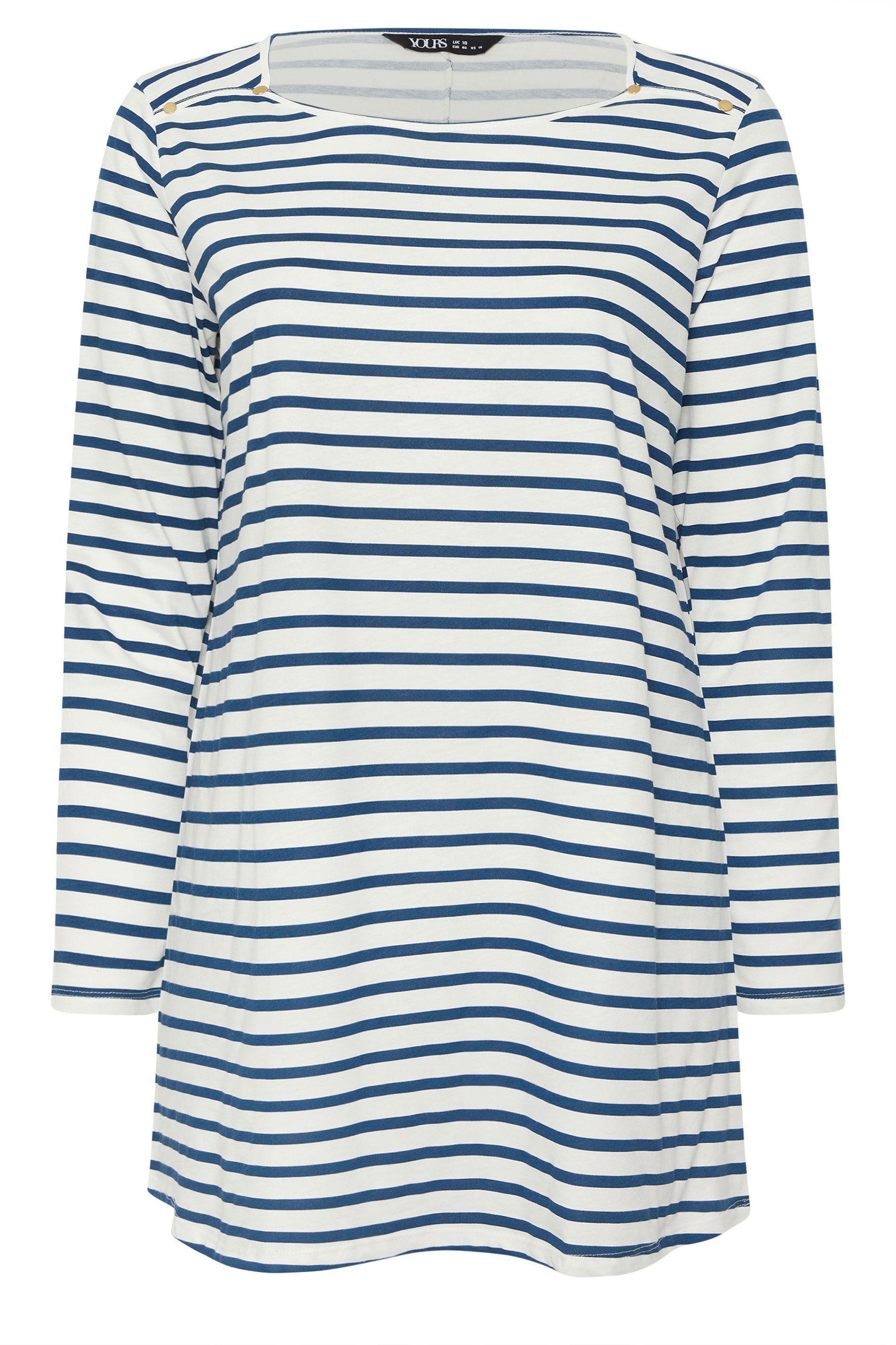 Yours Stripe Long Sleeve T-Shirt