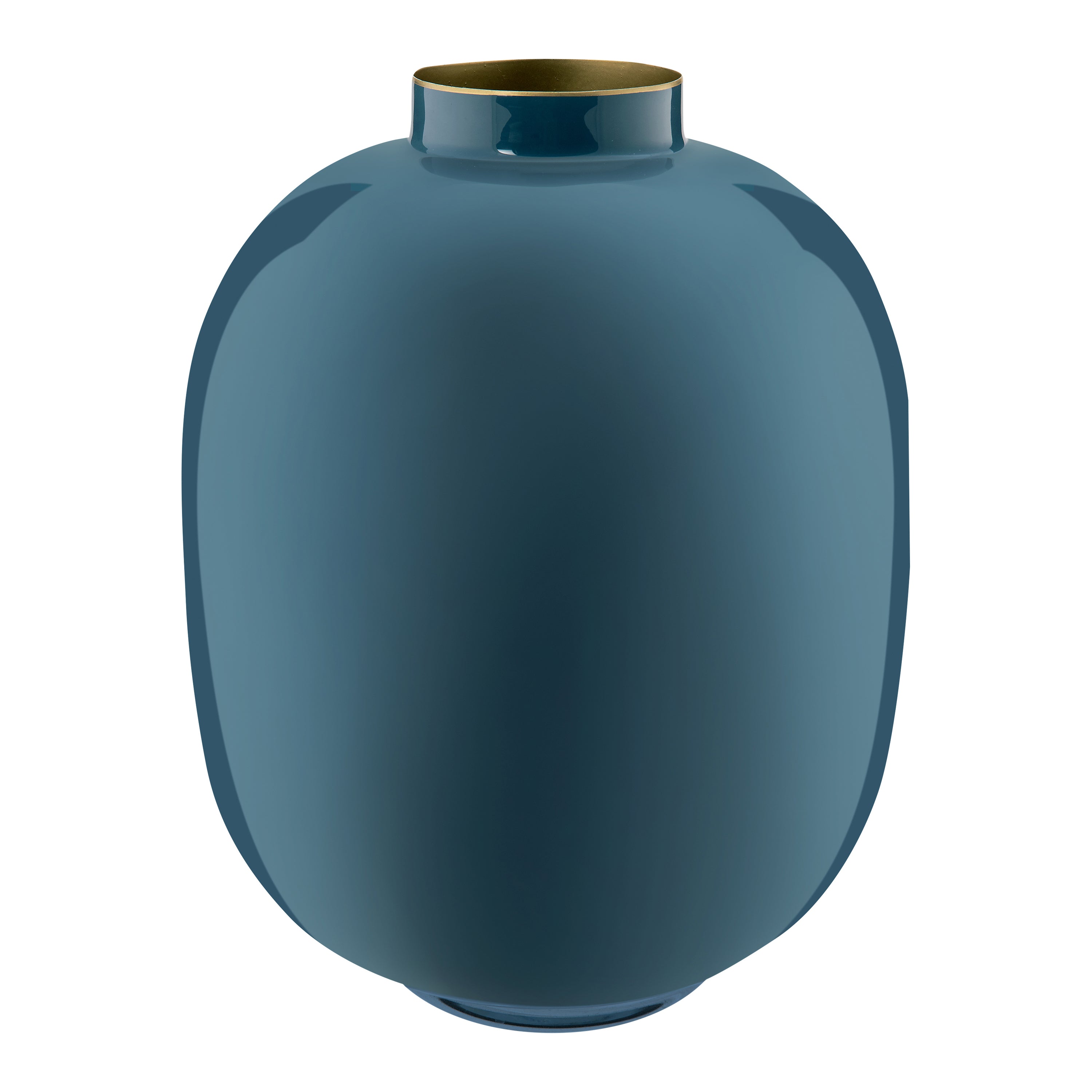 Pip Studio Metalen Vaas H 32 cm - Blauw