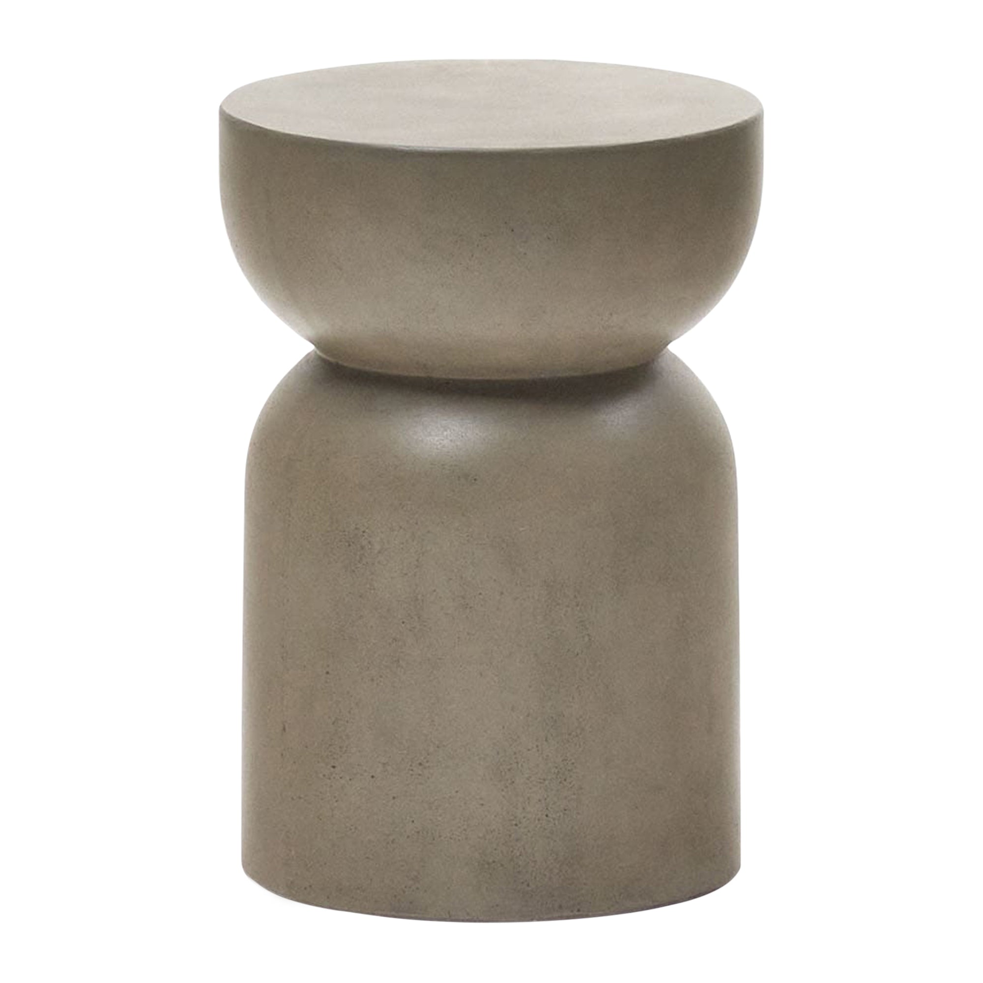 Kave Home Garbet Bijzettafel Ø 32 cm - Grijs