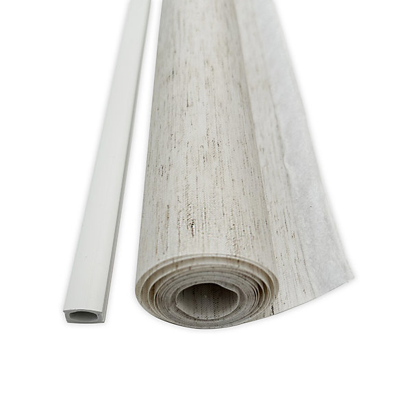 Panneau japonais tamisant effet lin beige l.45 x H.260cm Madeco