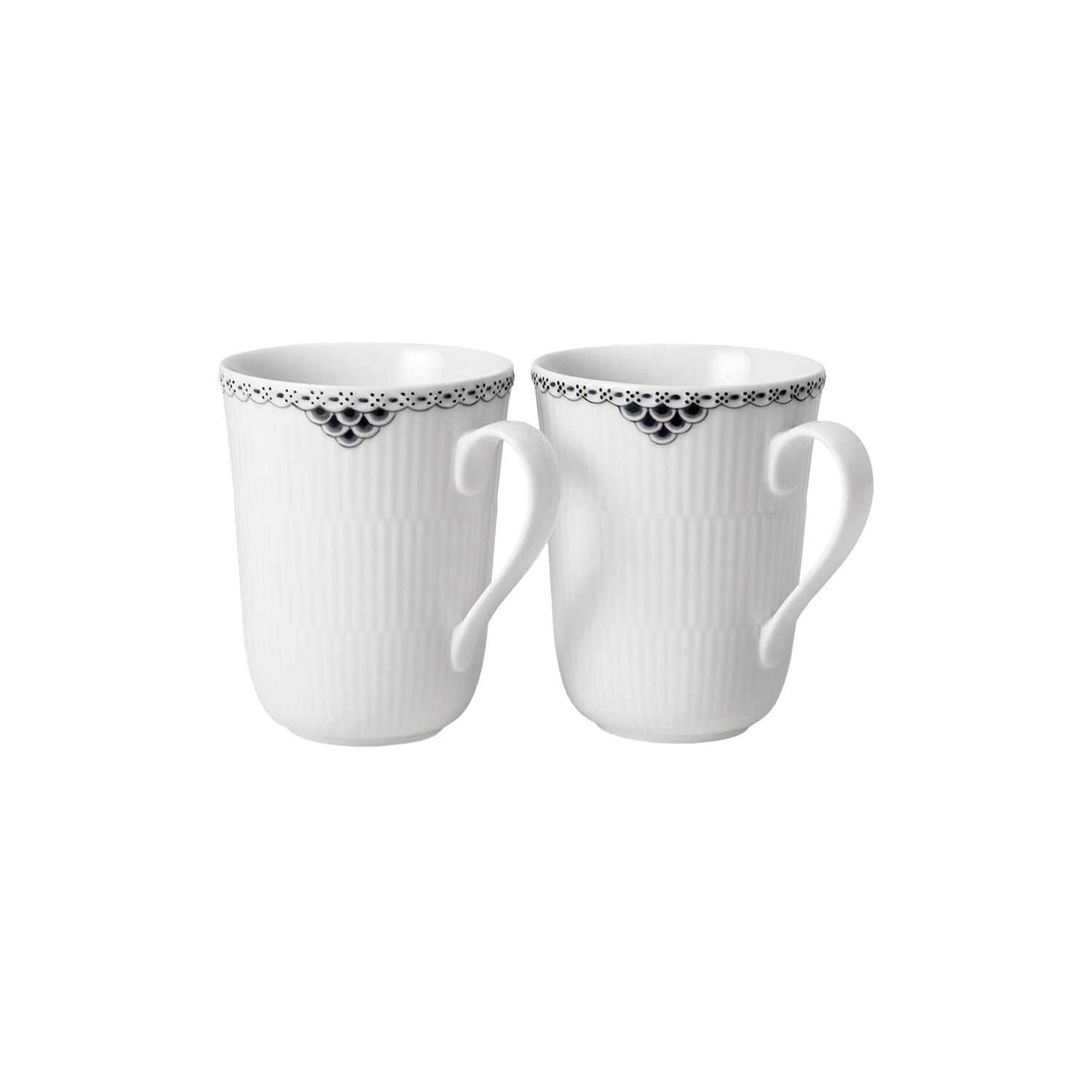 Sort Riflet Blonde krus 36 cl, 2 stk.