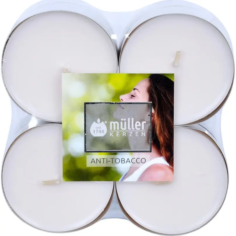 Teelicht 8er-Set Anti Tobacco