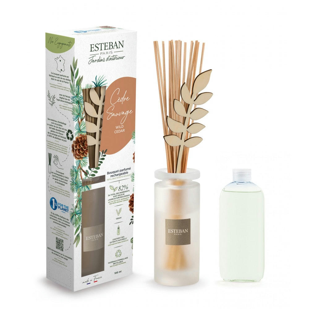 CÈDRE SAUVAGE - Bouquet parfumé 100ml