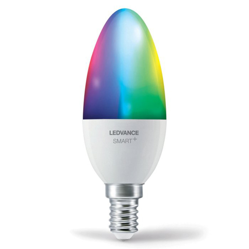 Ampoule flamme connectée Smart  LED E14 RGB 470 lm 5 W LEDVANCE