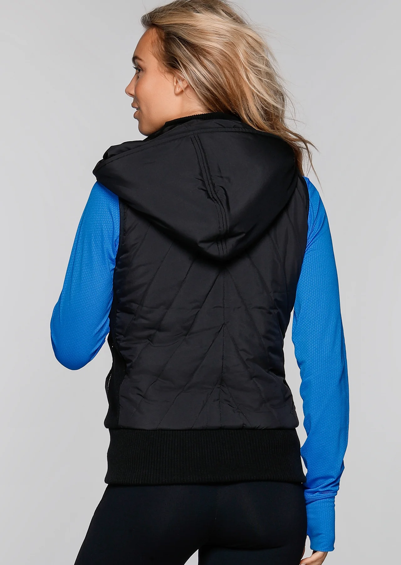 Teddy Lined Hooded Puffa Vest