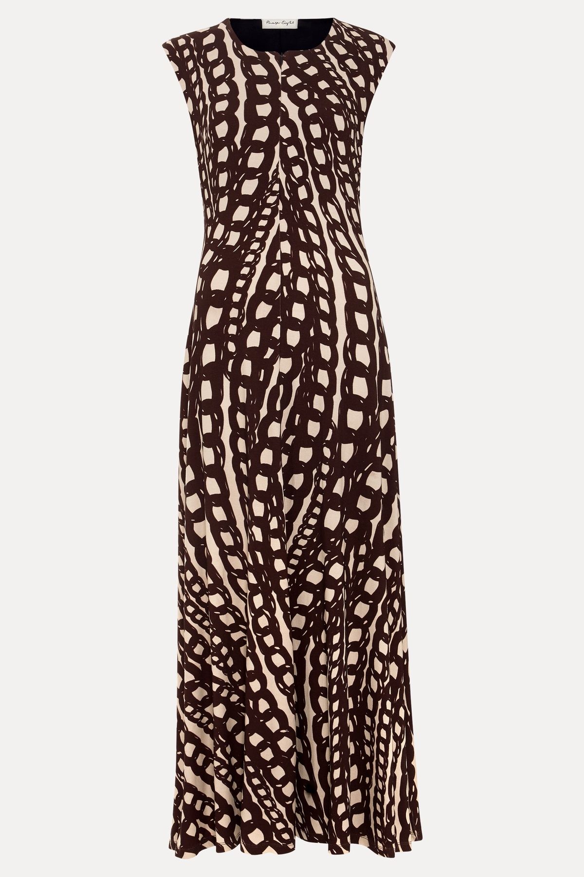 Phase Eight Kristy Printed Zip-Front Maxi Dress
