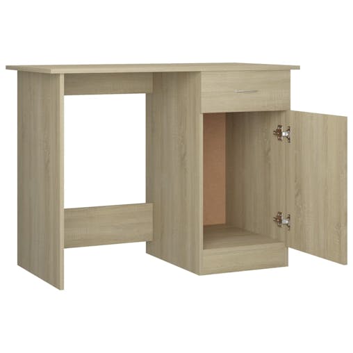 NNEVL Desk Sonoma Oak 100x50x76 cm Chipboard