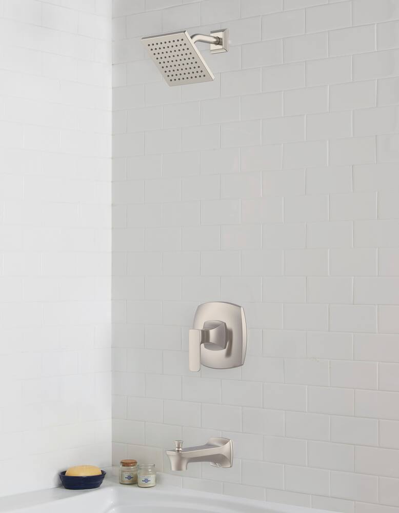 Danze Aztek 1-Handle Tub And Shower Faucet, Brushed Nickel
