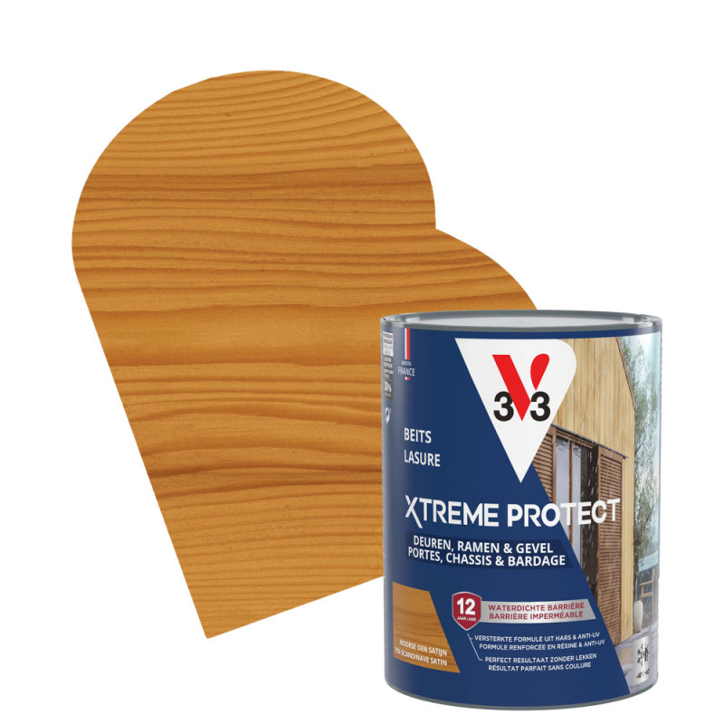 Lasure pour bois Xtreme Protect pin scandinave 0,75 L V33