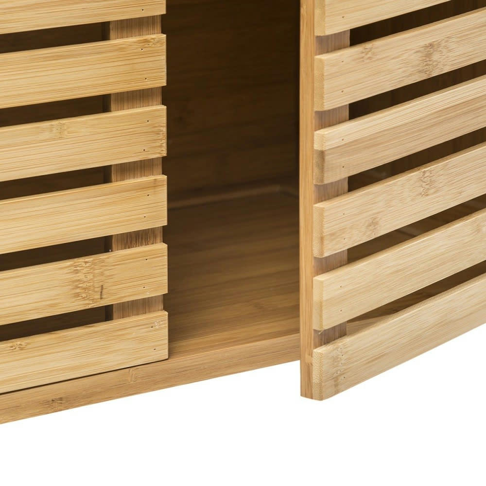 SICELA - Meuble sous vasque de salle de bain bambou