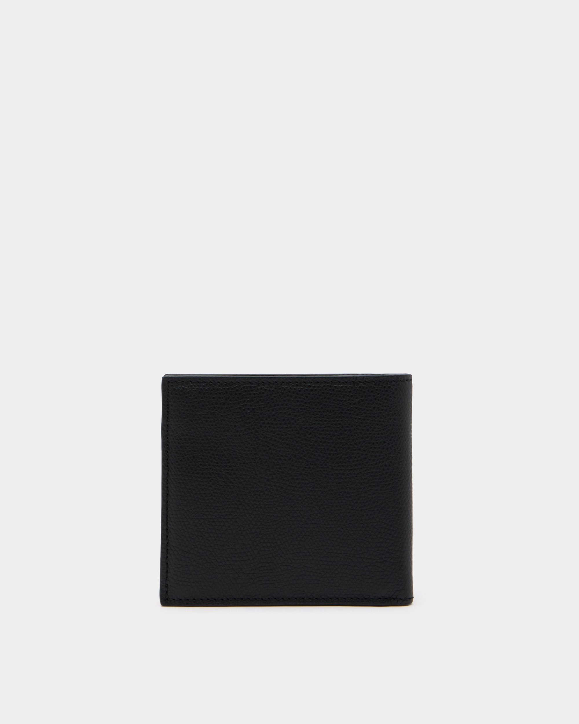 Bally Essential Geldbörse Aus Schwarzem Genarbtem Leder