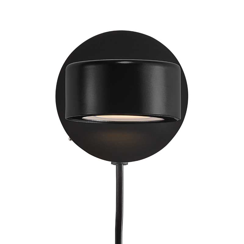 Nordlux Clyde Wandlamp - LED Stepdim - 2700K - Zwart