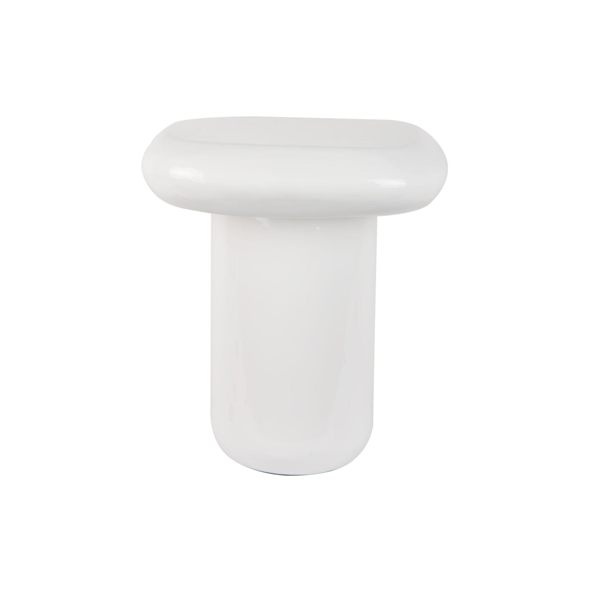 Leitmotiv bijzettafel Roca High - wit - 40x40x45cm