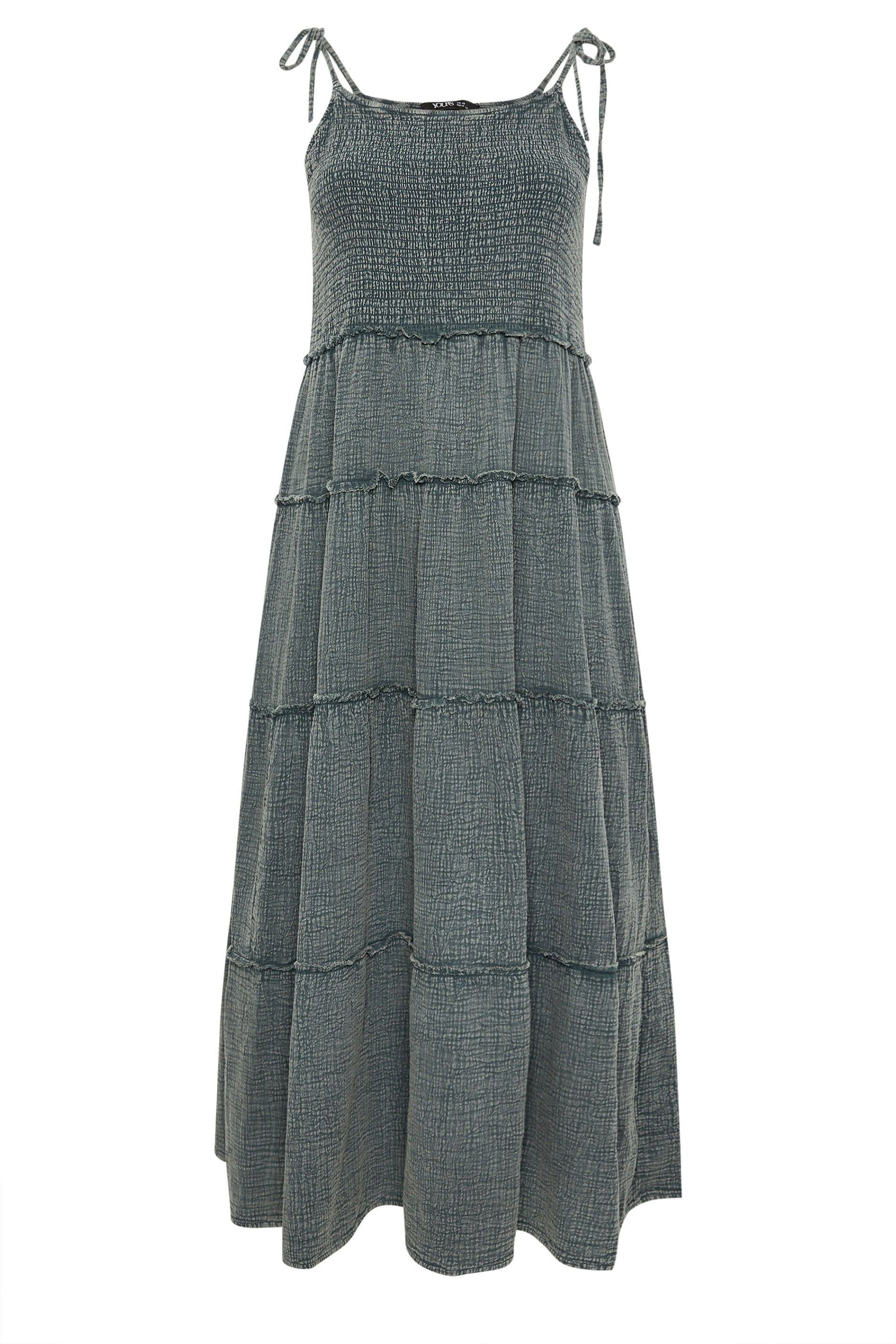 Yours Cheesecloth Tiered Maxi Dress