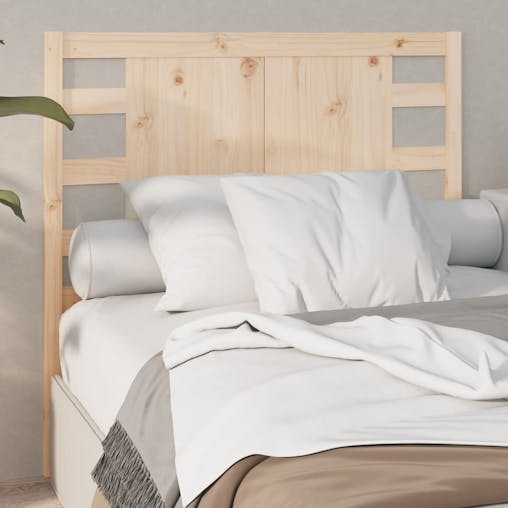 NNEVL Headboard 96x4x100 cm Solid Wood Pine