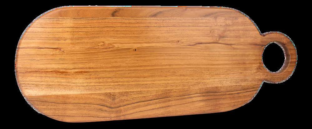 CANVAS Long Wood Paddle Serving Board with Handle, 17.5-in