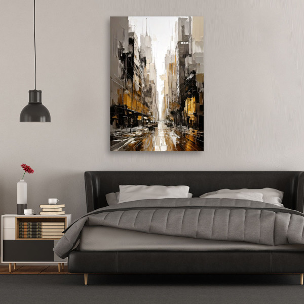 Feeby Obraz nowoczesny, Miasto Uliczka Nowoczesna 40x60