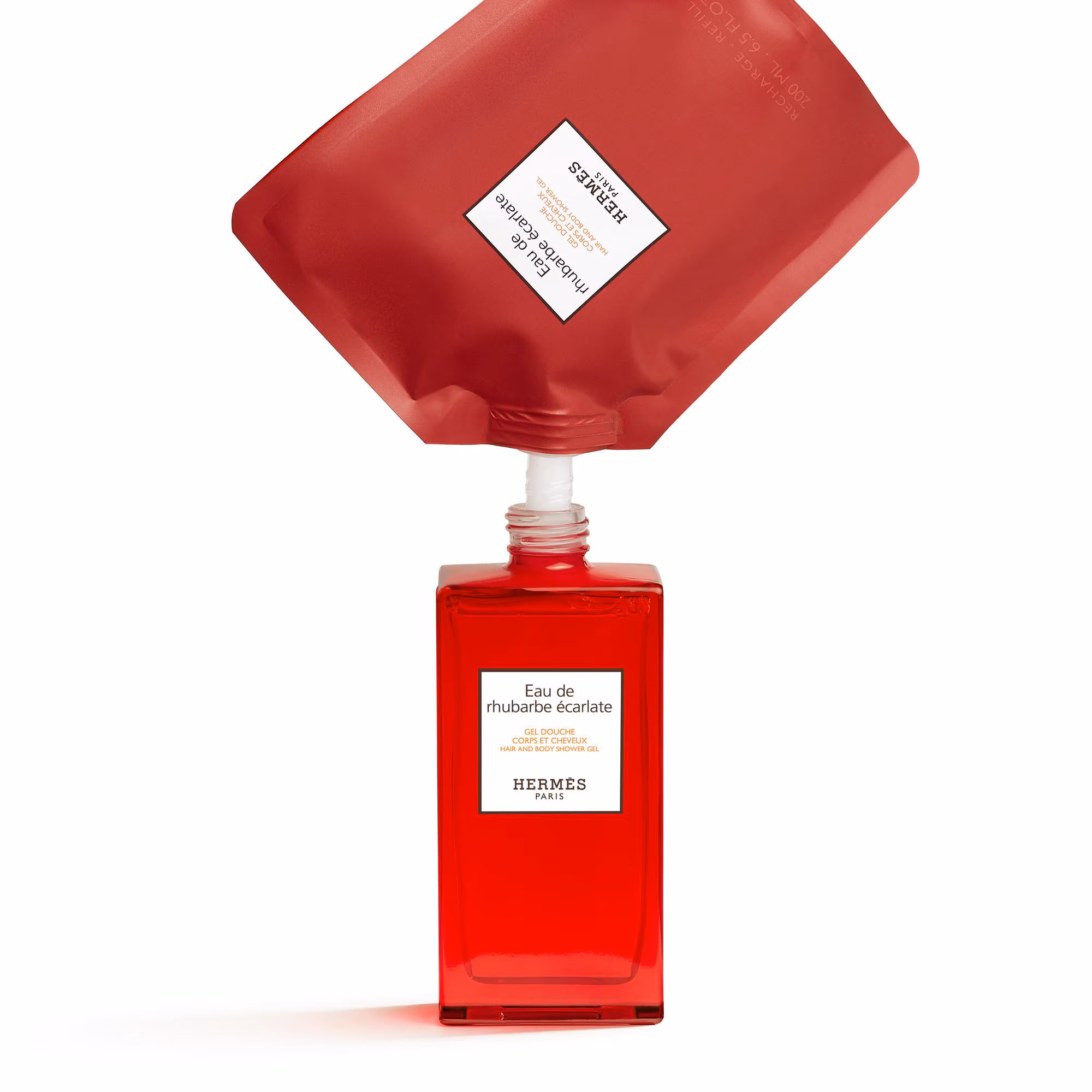EAU DE RHUBARBE ÉCARLATEGel douche corps et cheveux - recharge
