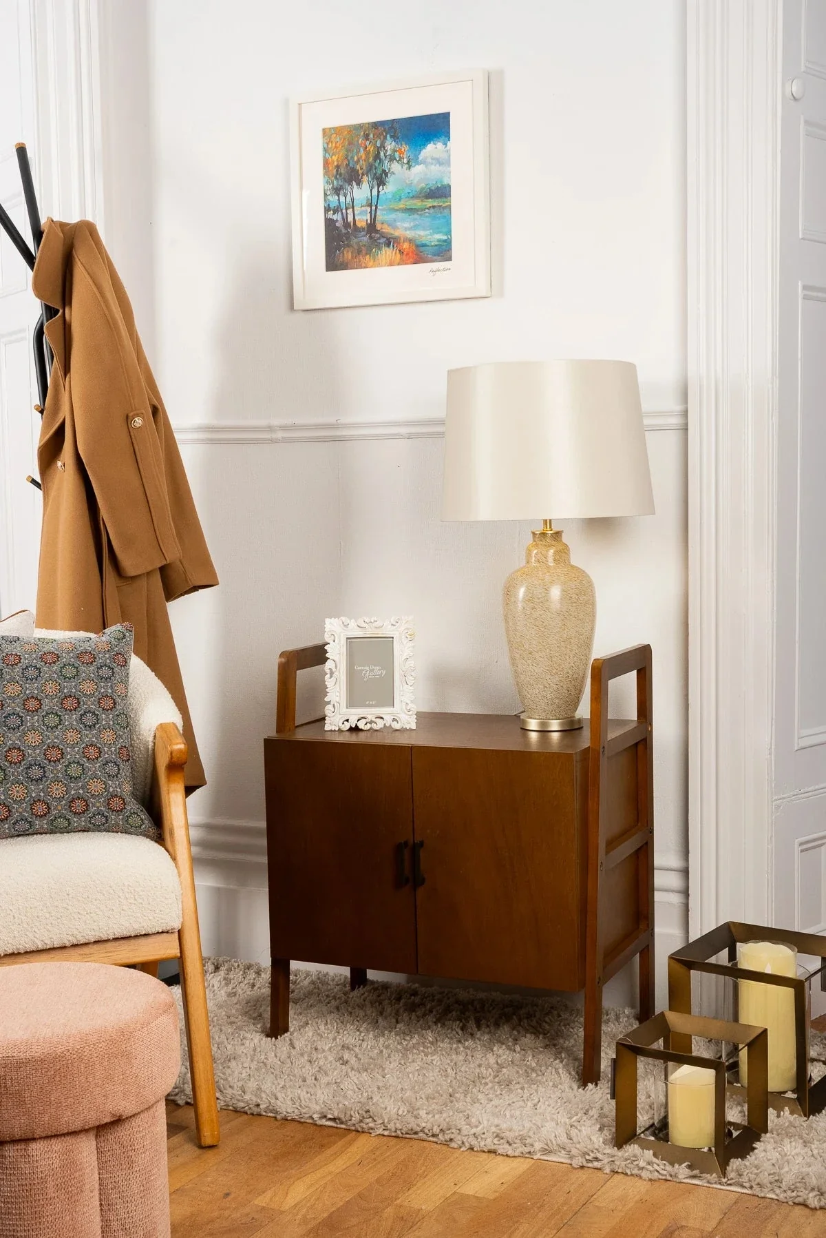 Hugh 2-Door Wooden Cabinet