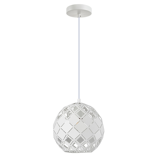 Lampa wisząca Paulela stalowa 20 cm biała