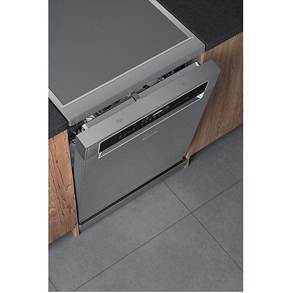 Lave-vaisselle 60cm 14 couverts 41db gris Hotpoint HFC3T141WCSB