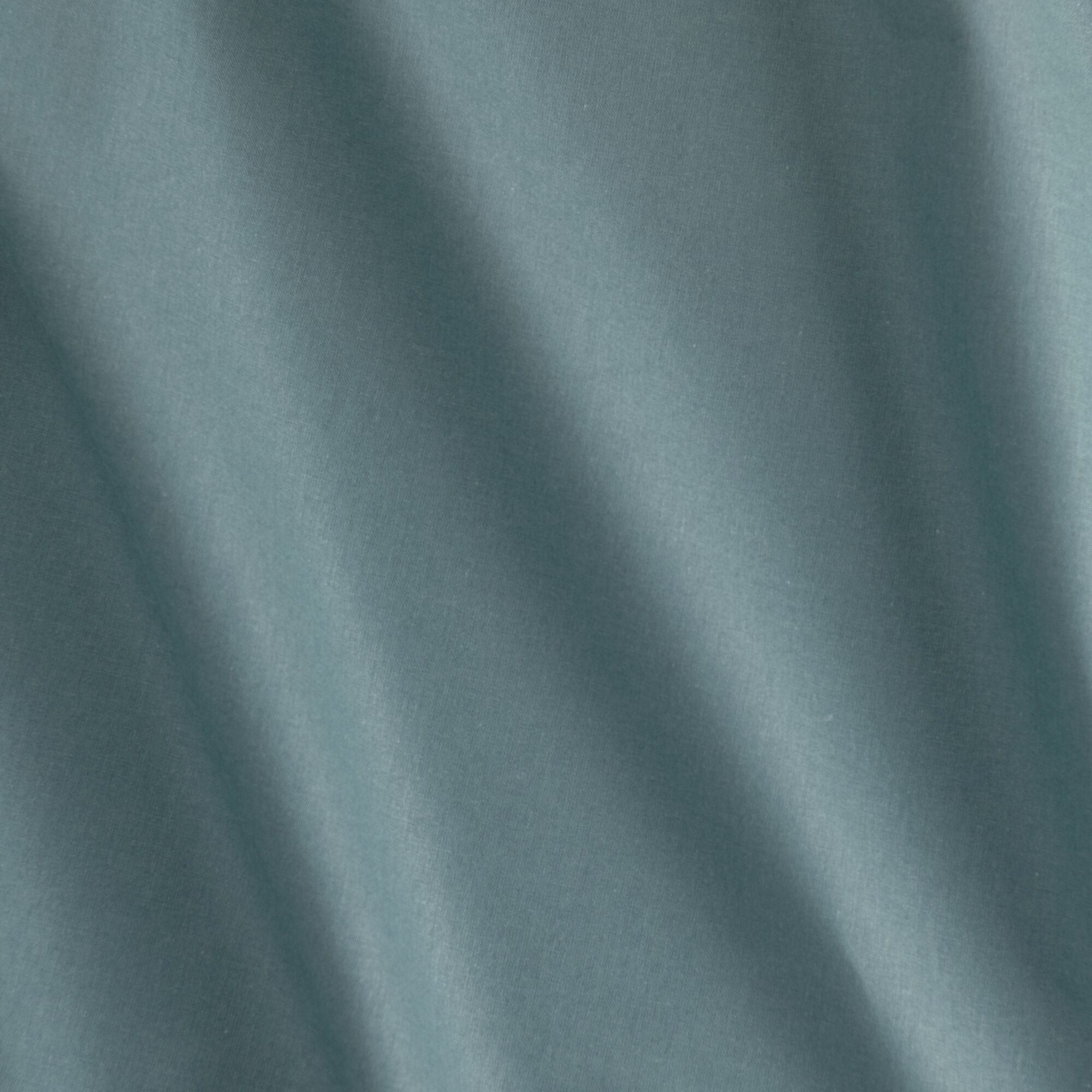 EOLI - Drap housse en coton 90x200cm B30cm - bleu cendré