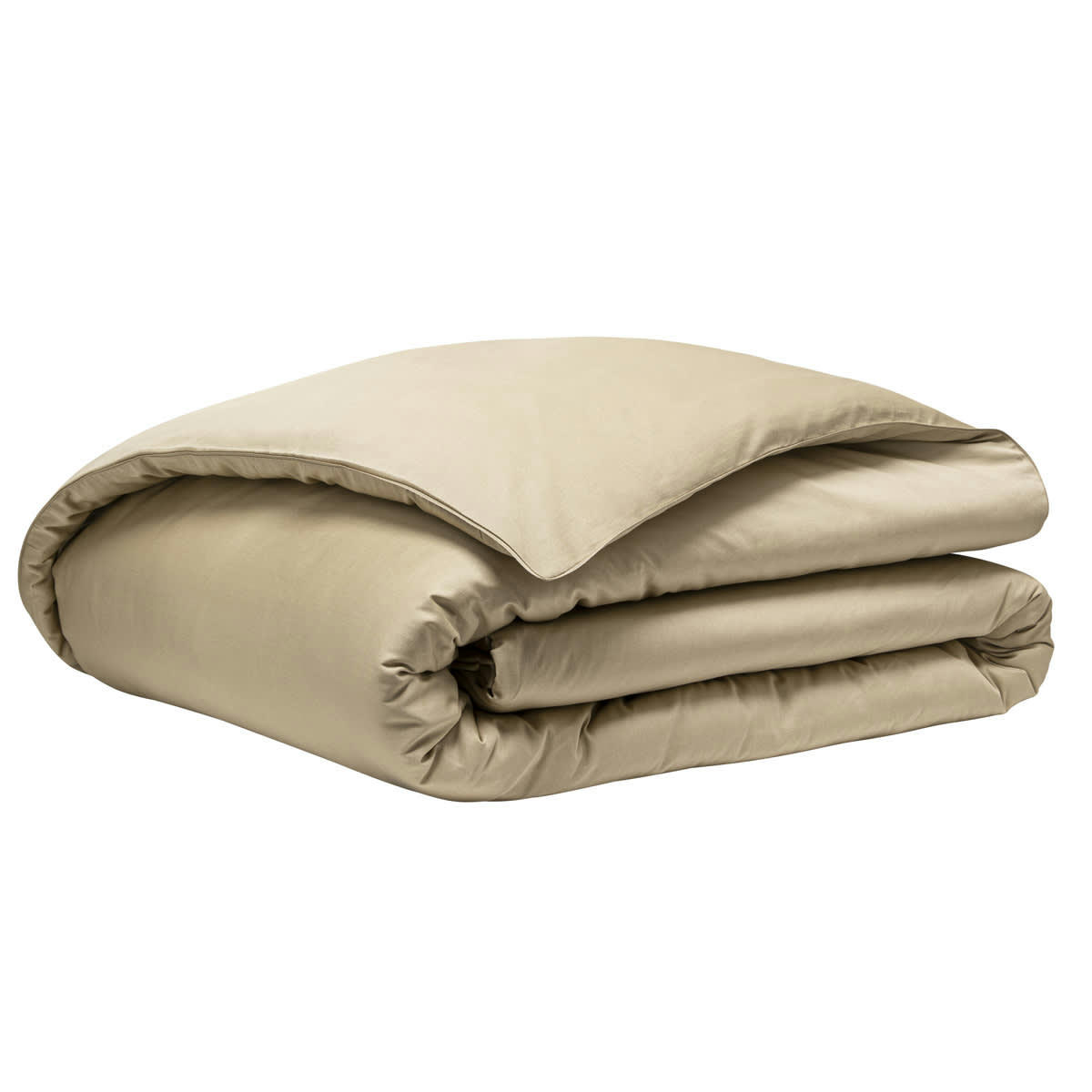 TEOPHILE - Housse de couette en satin de coton désert 240x220