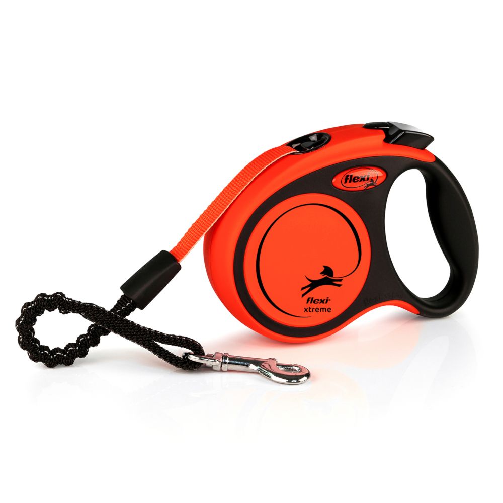 flexi Xtreme Harness Leash - Orange - 3m