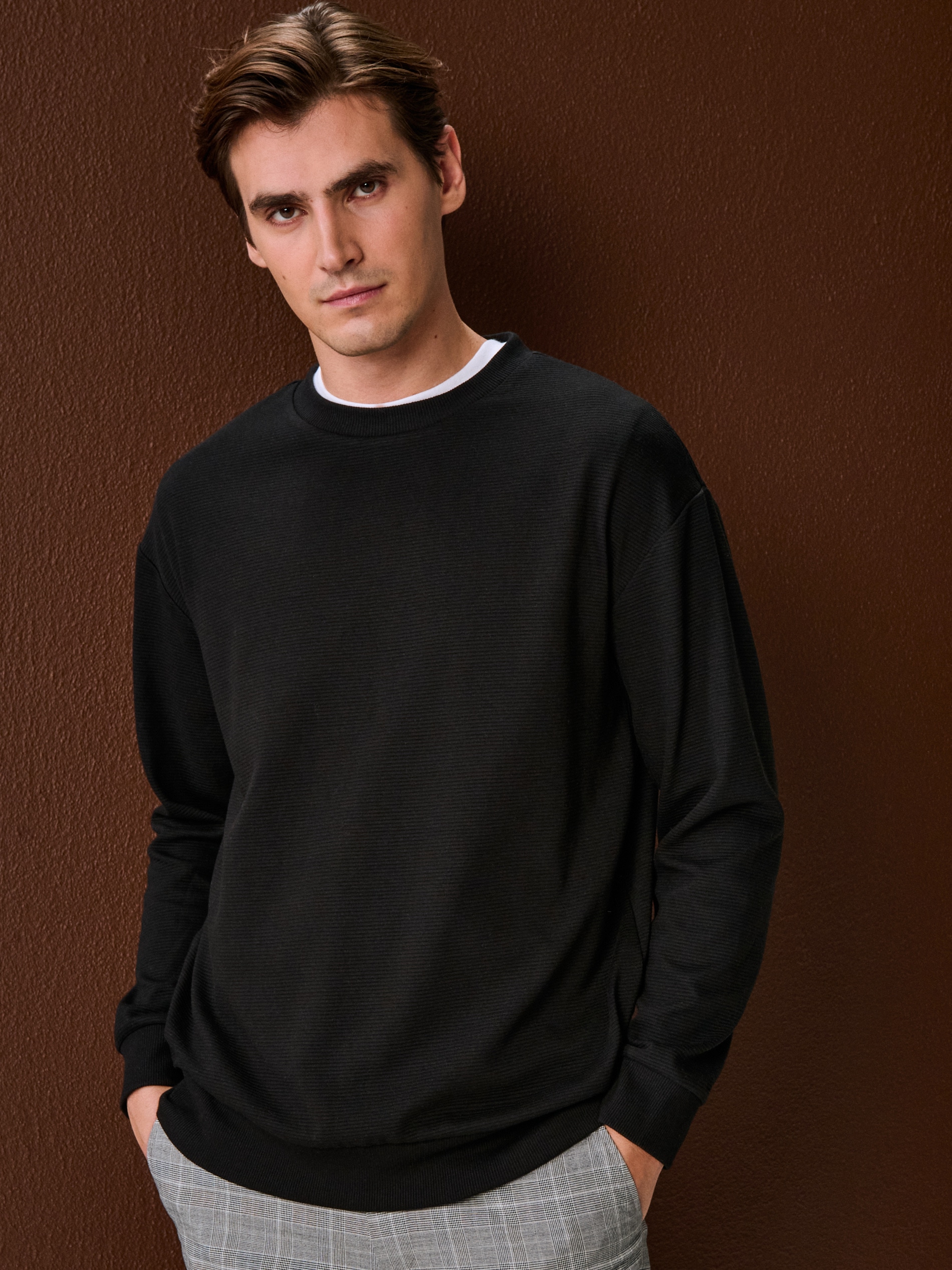 Bluza crewneck basic