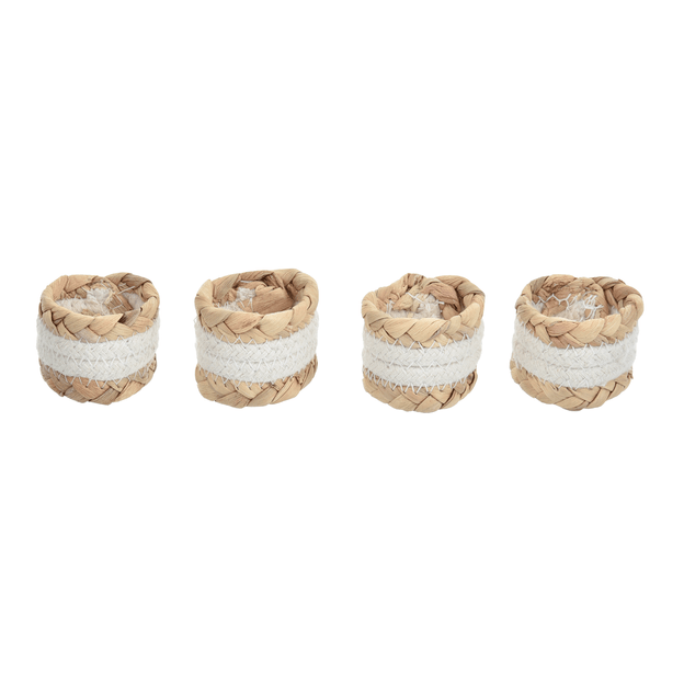 ARGOLA PARA GUARDANAPO CONJUNTO COM 4 PEÇAS TRIANA