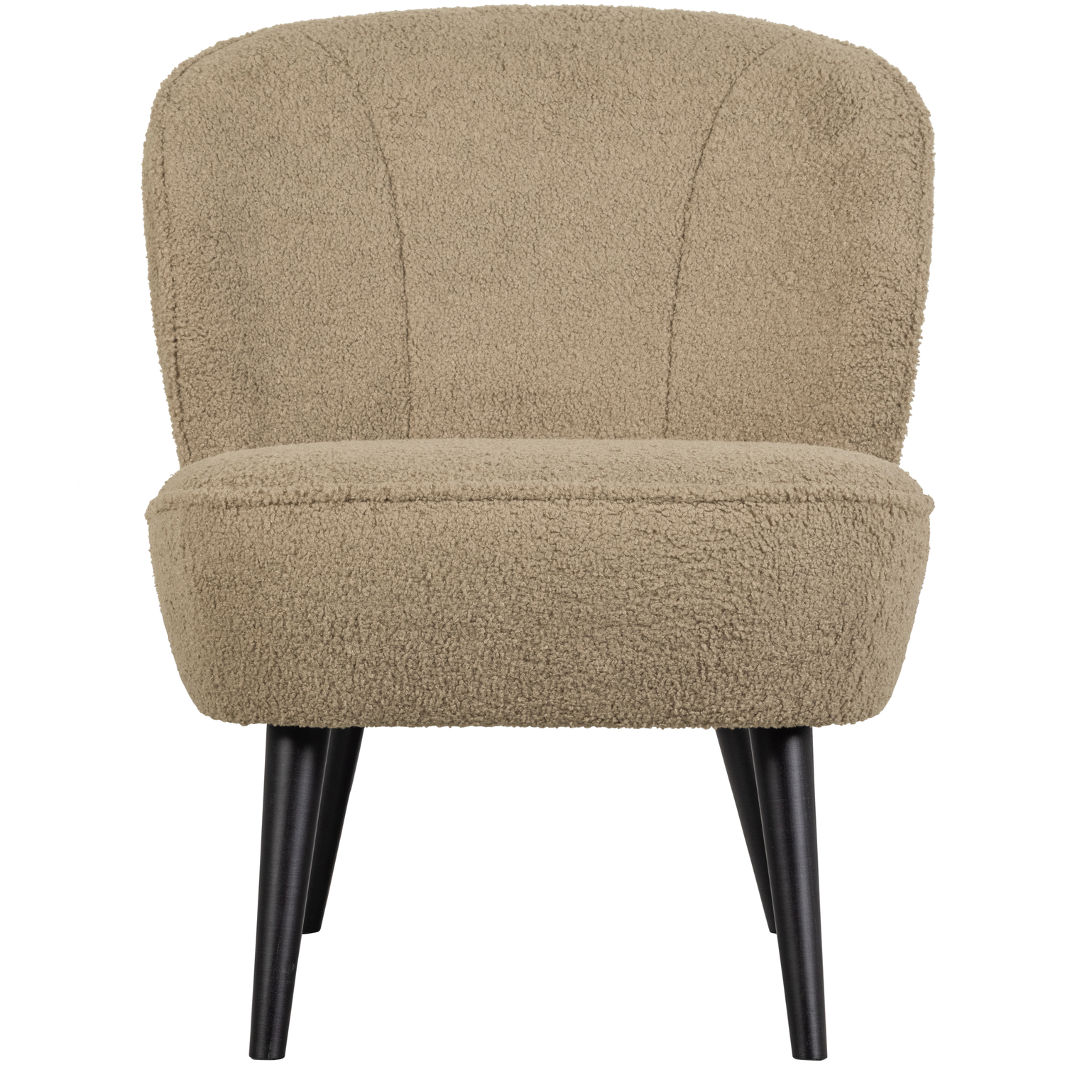 WOOOD fauteuil Sara - Polyester - Zand - 71x59x70