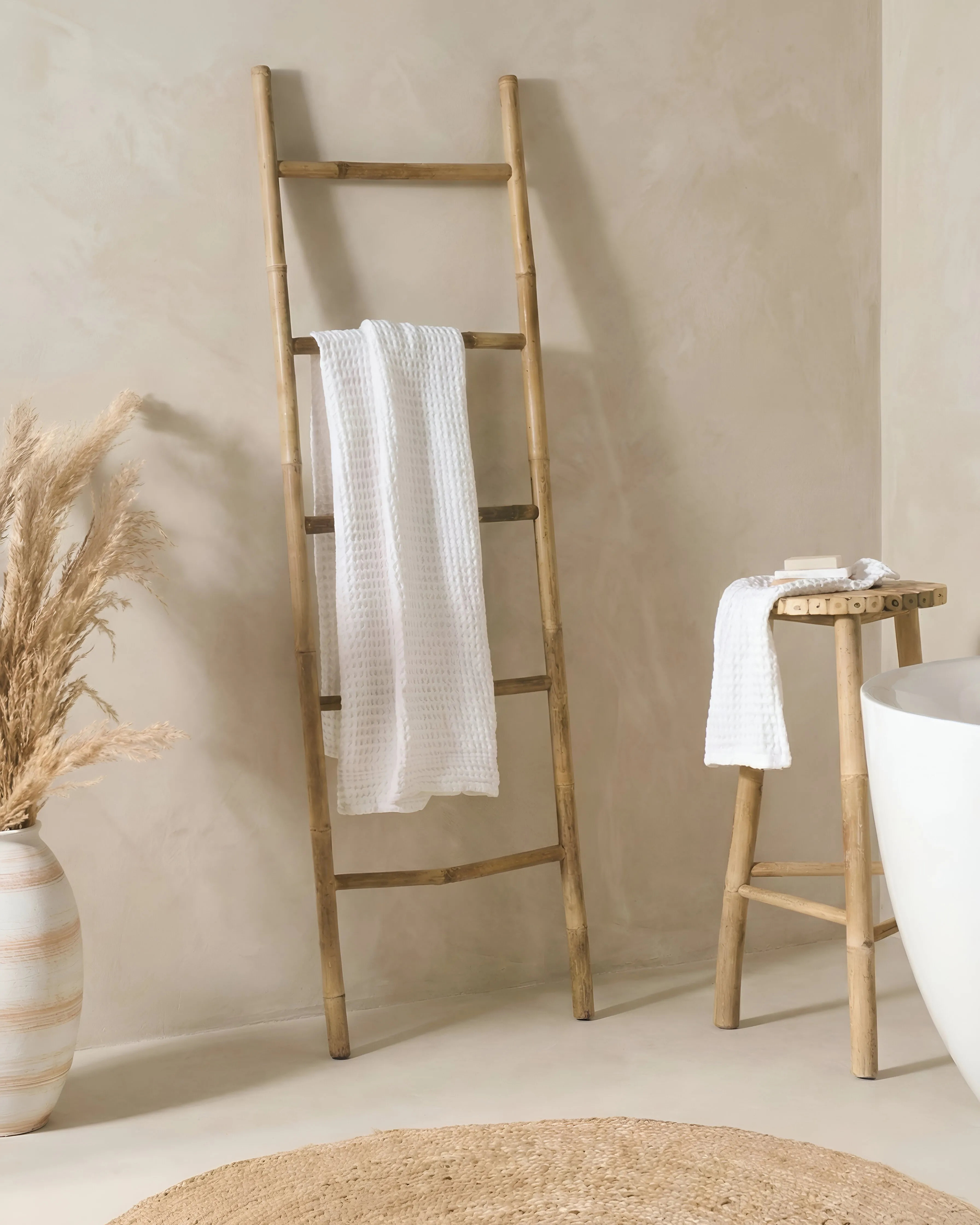 Towel Stand ITAPEVA Bamboo Natural