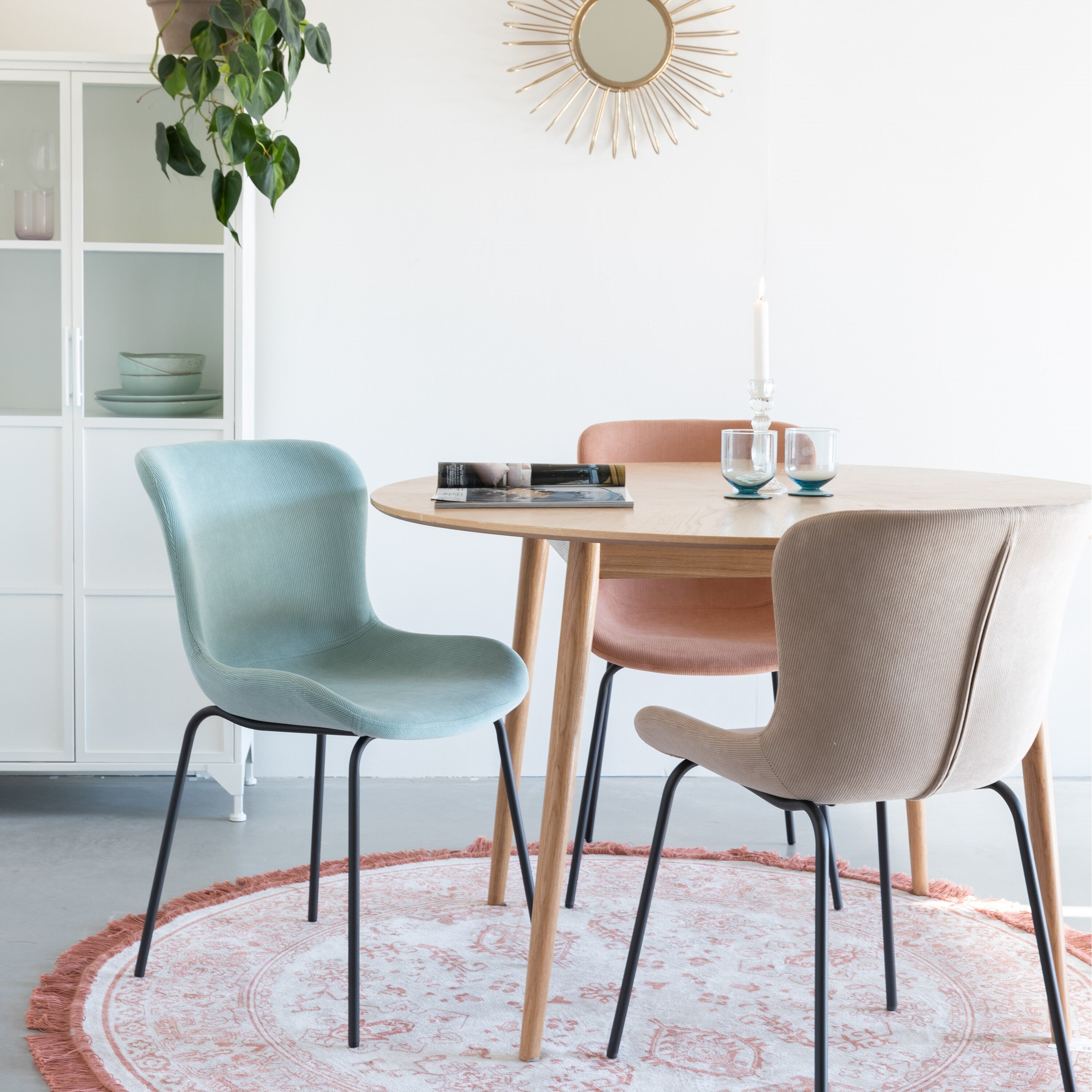 by fonQ basic Flow Eetkamerstoel - Taupe