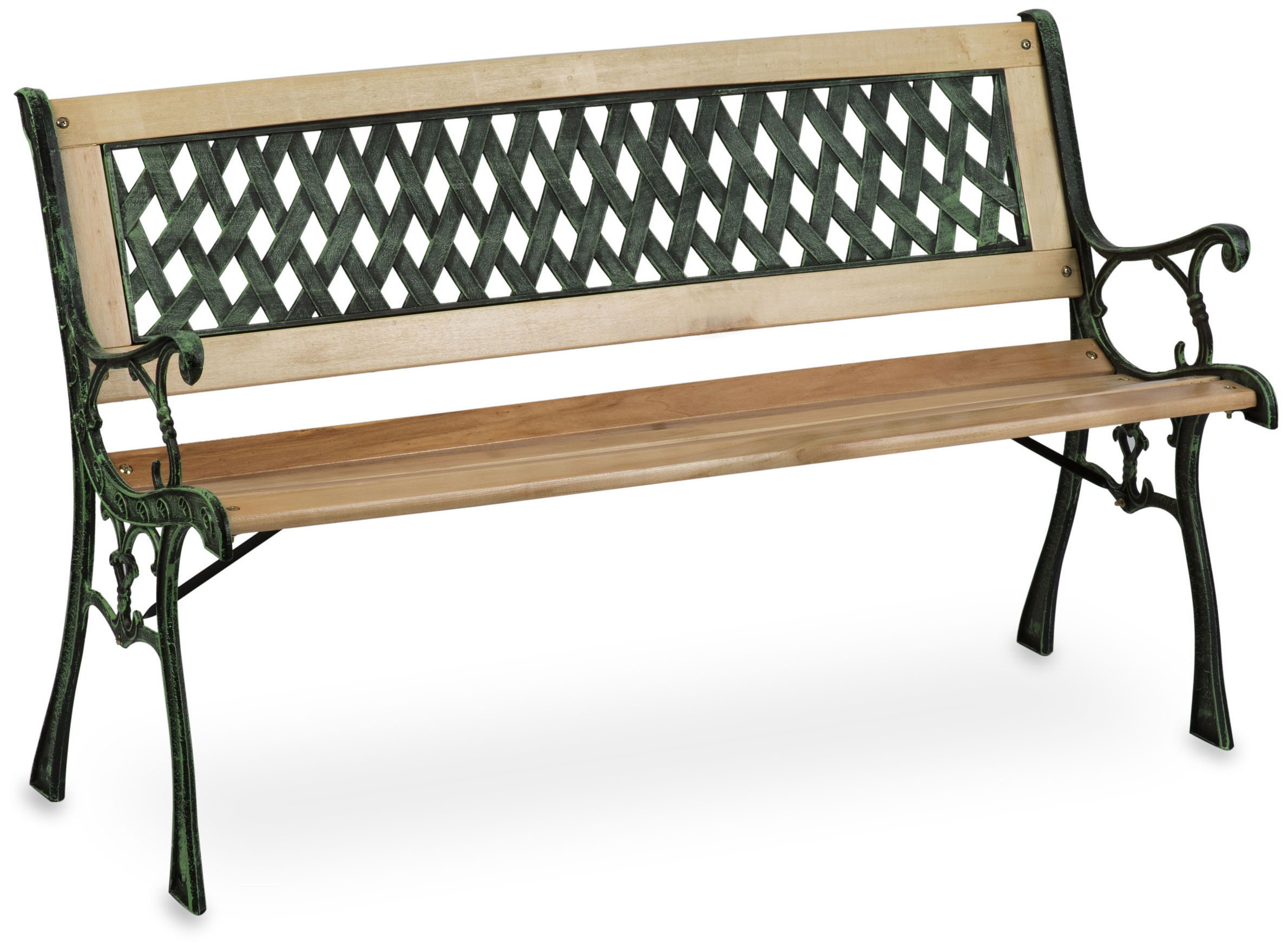 Ławka ogrodowa parkowa drewniana 124x43x74 cm Sofotel
