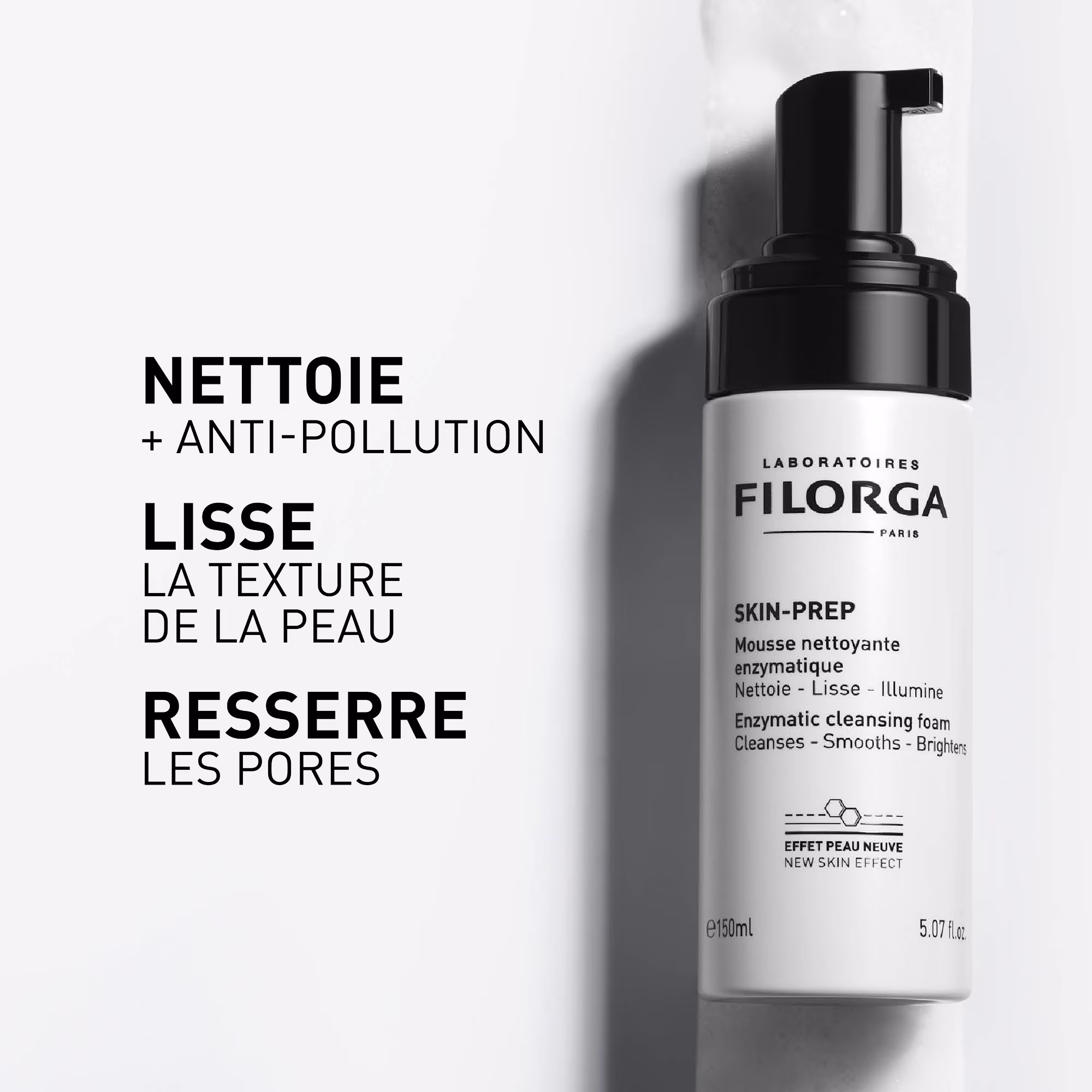 SKIN-PREPMousse nettoyante enzymatique