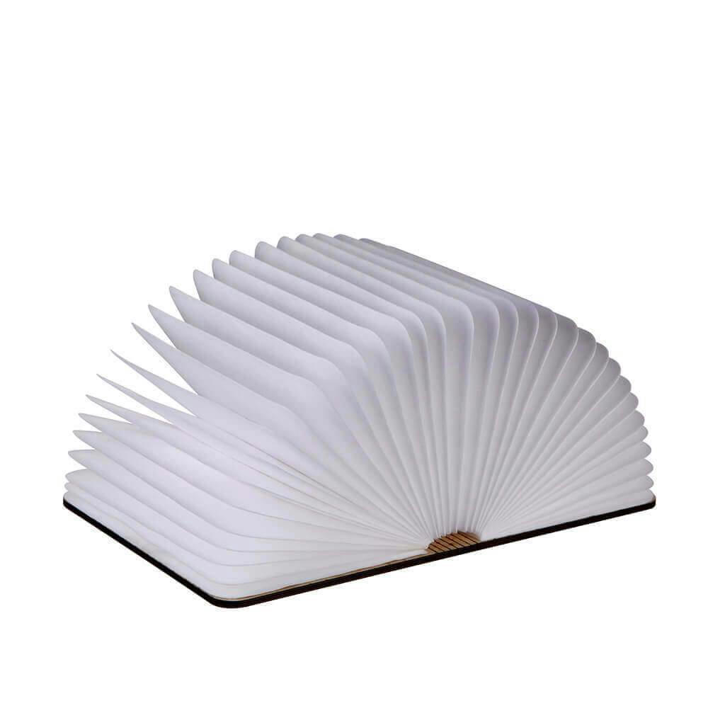 LIVRE - Lampe à poser livre led couverture en bois