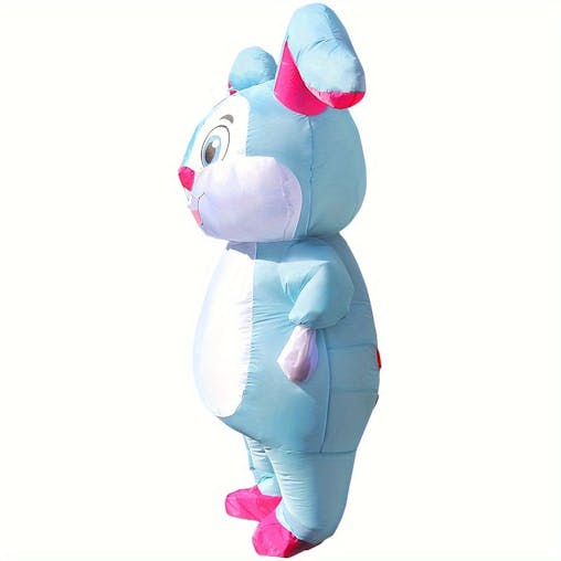 NNETM Inflatable Cartoon Rabbit Costume for Adults