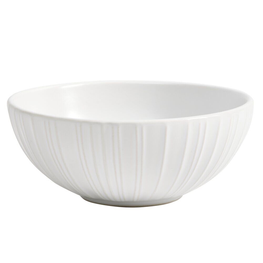Bol en céramique blanc Ø15xH.6,5cm