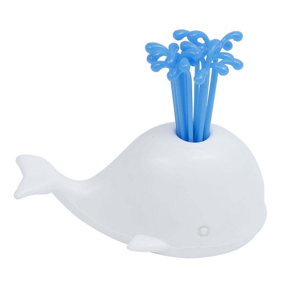 Pique apéritif avec support baleine blanche