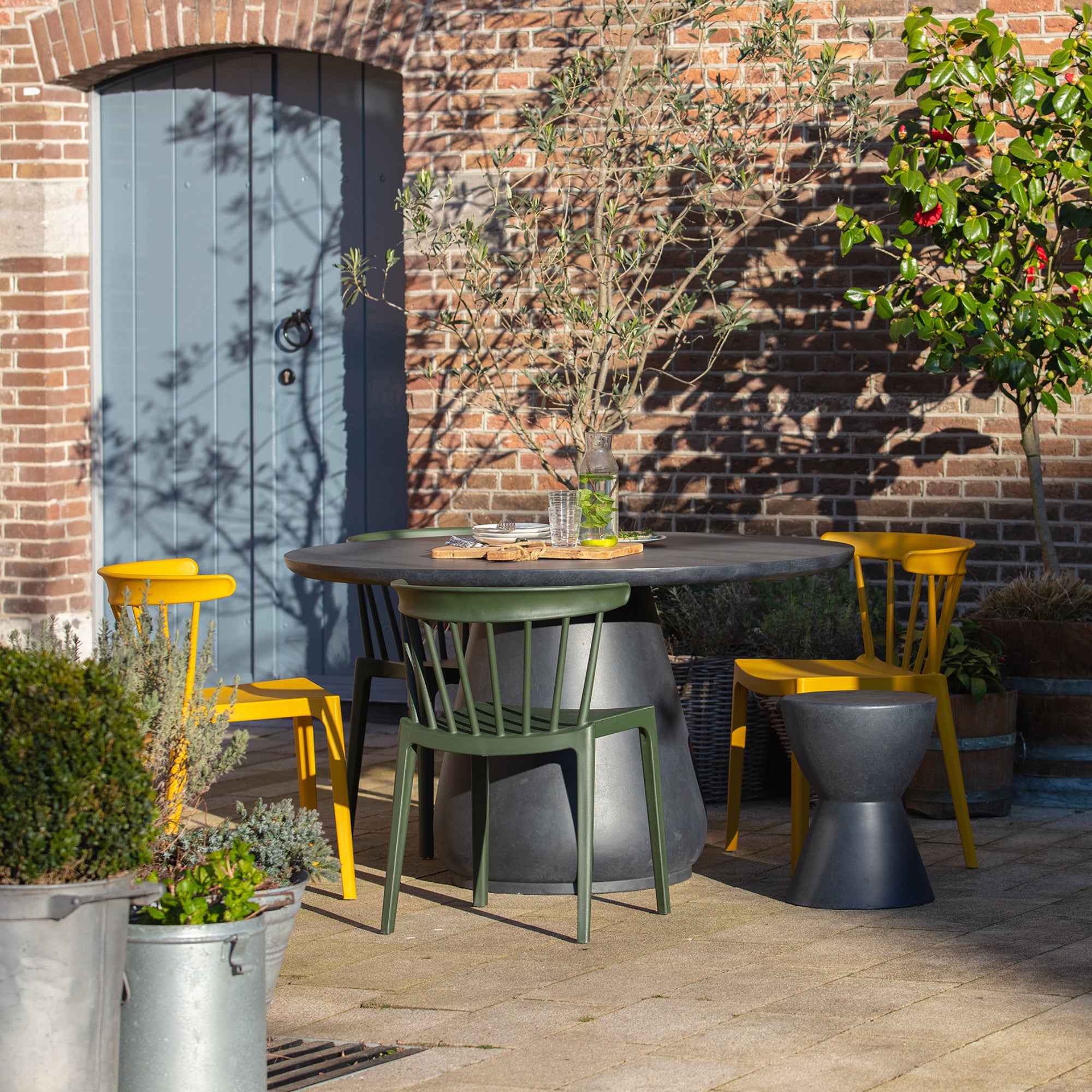 Woood Bliss Spijlenstoel - Jadegroen