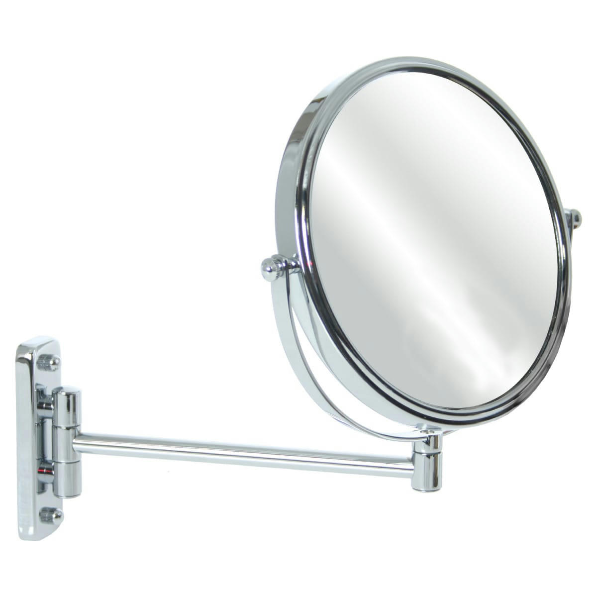 - Miroir grossissant (x7) mural rond sur bras orientable