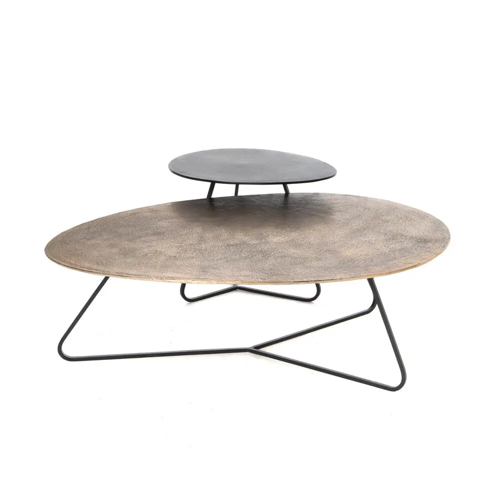 StarFurn - Macy salontafel set van 2 - grijs