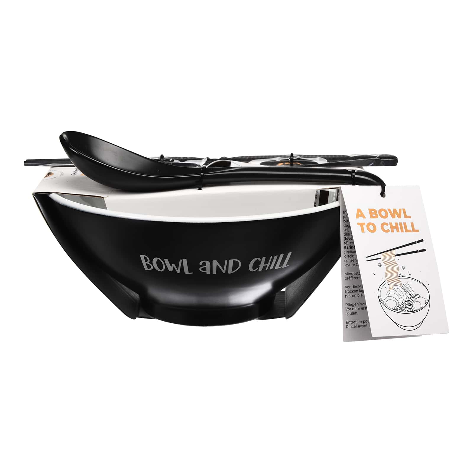 Geschenk-Set Bowl and Chill Schwarz, 4 -tlg., 50 g