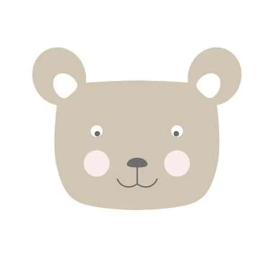 ESTAhome behang - dierenkoppen - beige, bruin en grijs - 0.5 x 8.37 m