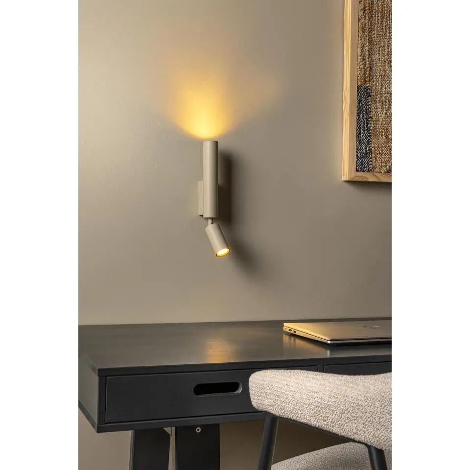 Lucide OTIMO Wandspot - Taupe