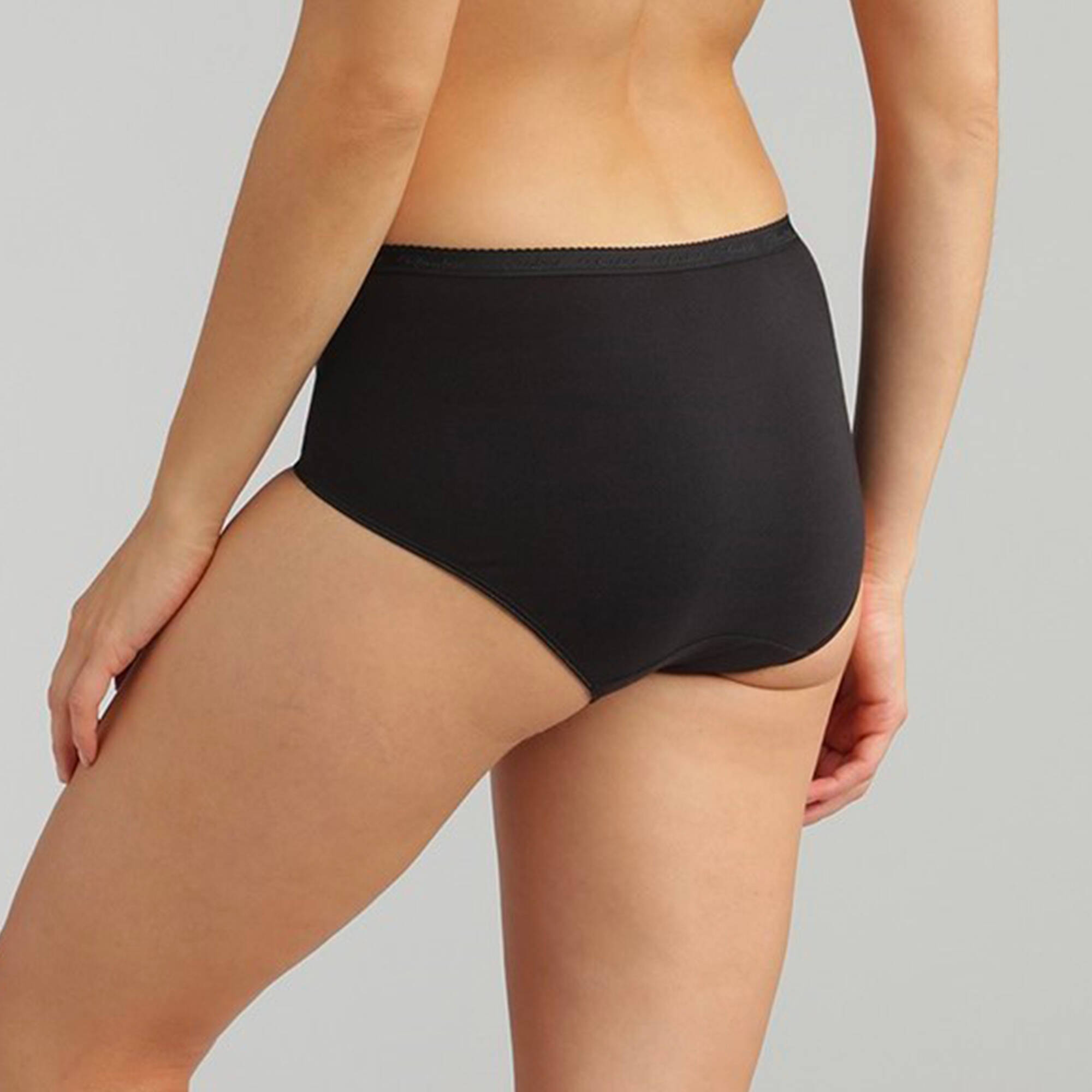 Culotte coton biologique(**) forme midi - lot de 2