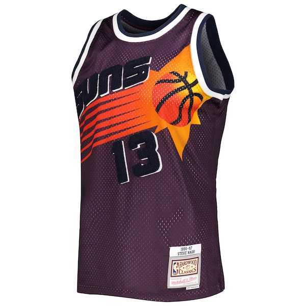 Steve Nash Phoenix Suns 1996/97 Hardwood Classics Off-Court Swingman Jersey - Purple